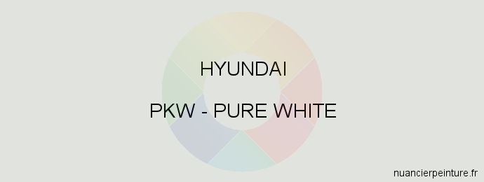 Peinture Hyundai PKW Pure White