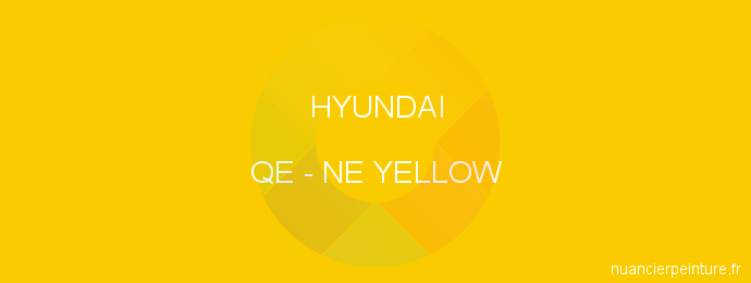 Peinture Hyundai QE Ne Yellow