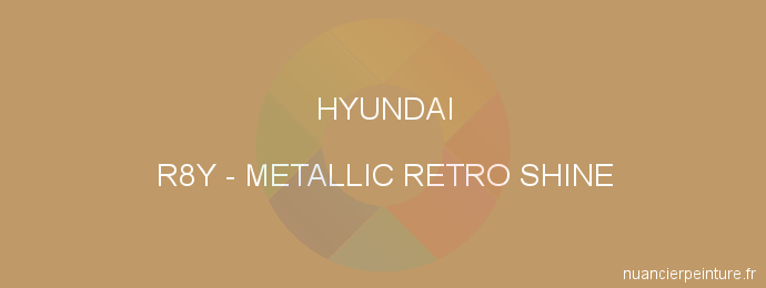 Peinture Hyundai R8Y Metallic Retro Shine