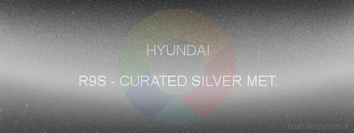 Peinture Hyundai R9S Curated Silver Met.