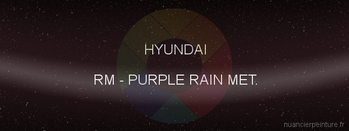Peinture Hyundai RM Purple Rain Met.