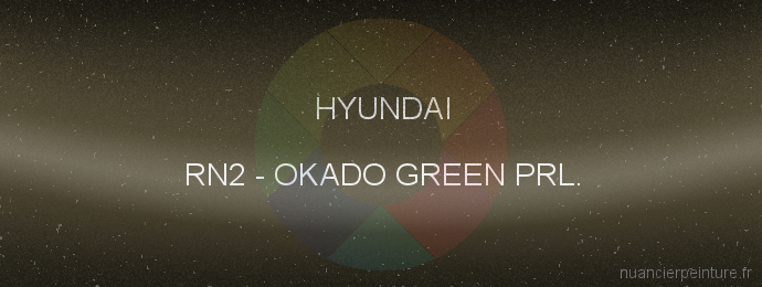 Peinture Hyundai RN2 Okado Green Prl.