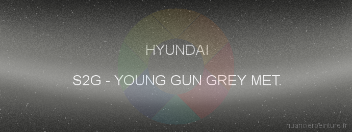 Peinture Hyundai S2G Young Gun Grey Met.