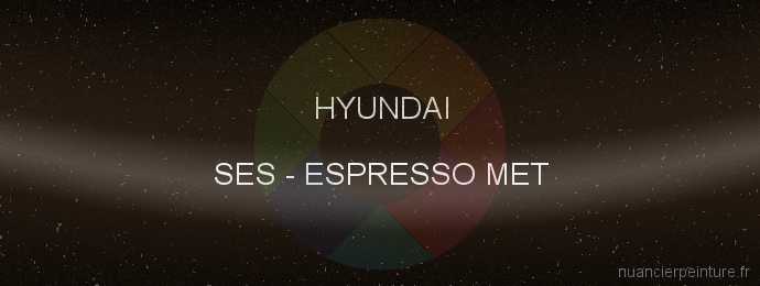 Peinture Hyundai SES Espresso Met