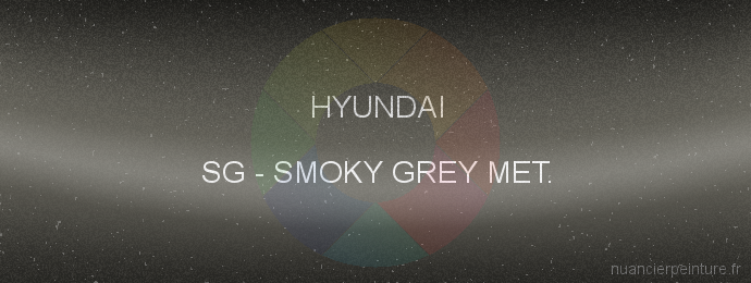 Peinture Hyundai SG Smoky Grey Met.