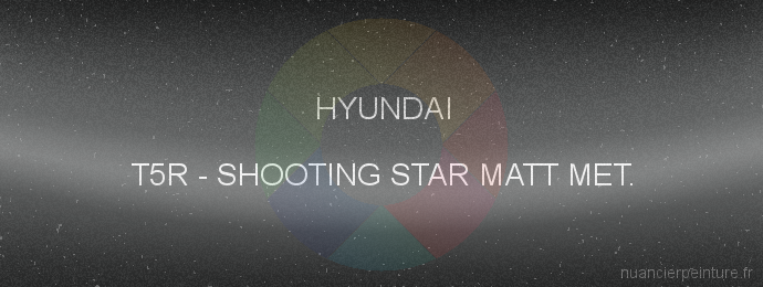Peinture Hyundai T5R Shooting Star Matt Met.