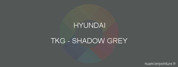 Peinture Hyundai TKG Shadow Grey