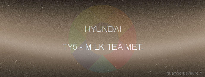 Peinture Hyundai TY5 Milk Tea Met.