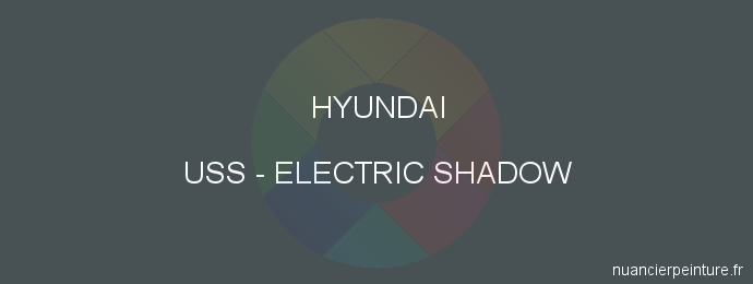 Peinture Hyundai USS Electric Shadow