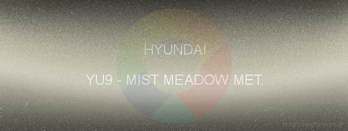 Peinture Hyundai YU9 Mist Meadow Met.