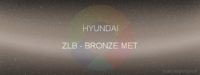 Peinture Hyundai ZLB Bronze Met