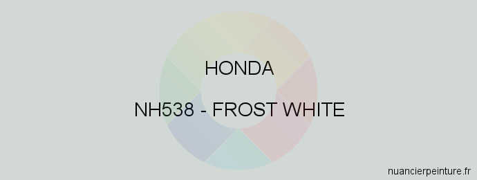 Peinture Honda NH538 Frost White