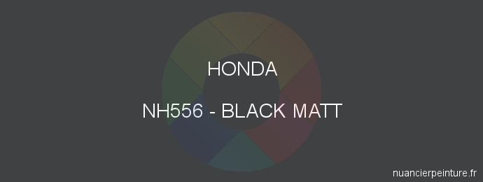 Peinture Honda NH556 Black Matt