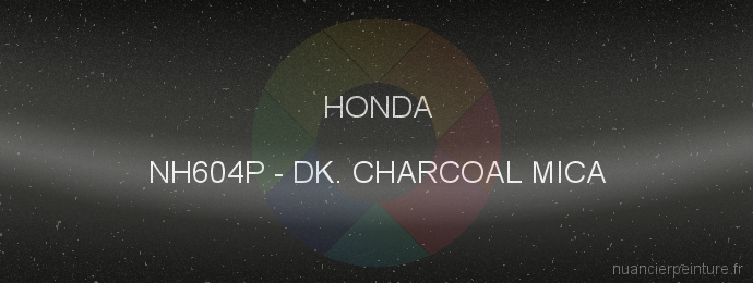 Peinture Honda NH604P Dk. Charcoal Mica