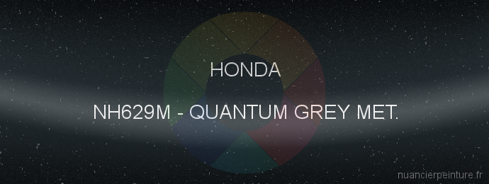 Peinture Honda NH629M Quantum Grey Met.