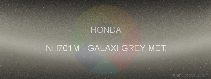 Peinture Honda NH701M Galaxi Grey Met.