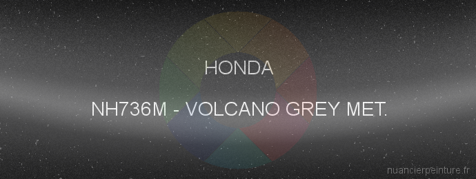 Peinture Honda NH736M Volcano Grey Met.