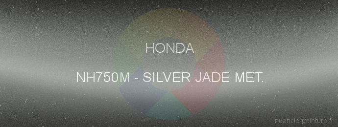 Peinture Honda NH750M Silver Jade Met.
