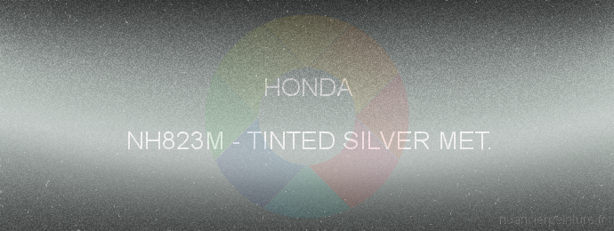Peinture Honda NH823M Tinted Silver Met.