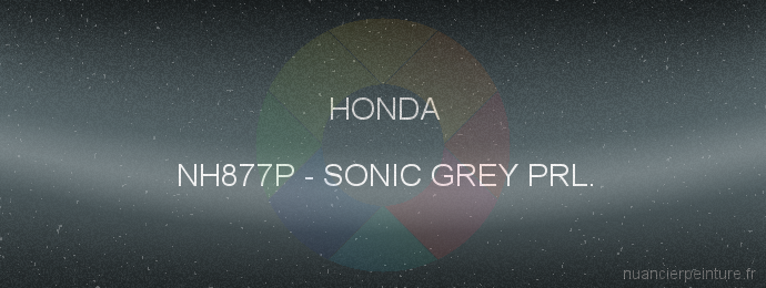 Peinture Honda NH877P Sonic Grey Prl.