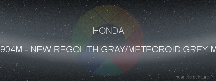 Peinture Honda NH904M New Regolith Gray/meteoroid Grey Met.