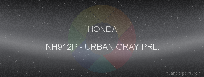 Peinture Honda NH912P Urban Gray Prl.