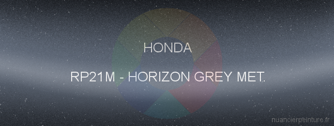 Peinture Honda RP21M Horizon Grey Met.