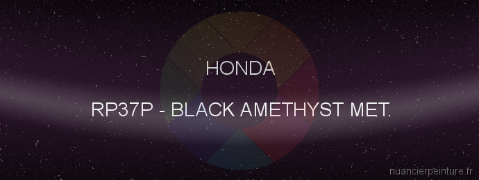Peinture Honda RP37P Black Amethyst Met.