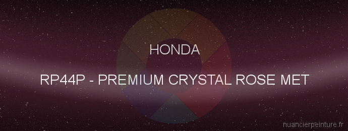 Peinture Honda RP44P Premium Crystal Rose Met