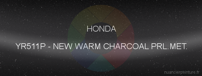 Peinture Honda YR511P New Warm Charcoal Prl.met.
