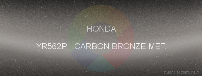 Peinture Honda YR562P Carbon Bronze Met.