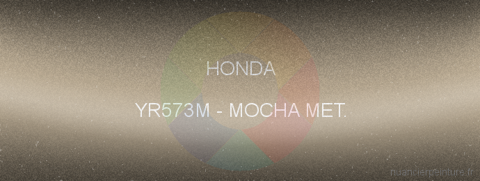 Peinture Honda YR573M Mocha Met.