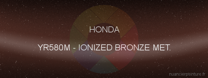 Peinture Honda YR580M Ionized Bronze Met.