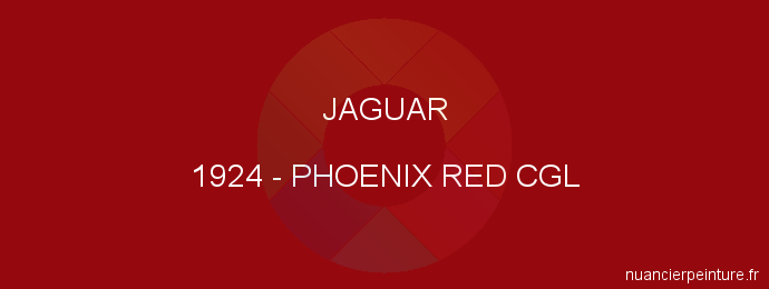 Peinture Jaguar 1924 Phoenix Red Cgl