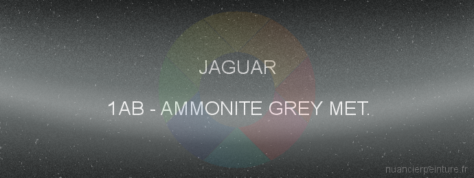 Peinture Jaguar 1AB Ammonite Grey Met.