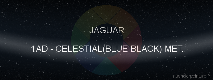 Peinture Jaguar 1AD Celestial(blue Black) Met.