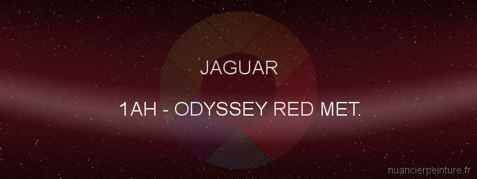 Peinture Jaguar 1AH Odyssey Red Met.