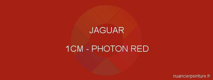 Peinture Jaguar 1CM Photon Red