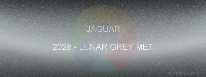 Peinture Jaguar 2028 Lunar Grey Met.