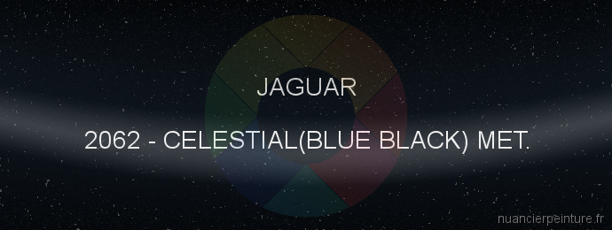 Peinture Jaguar 2062 Celestial(blue Black) Met.