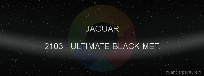 Peinture Jaguar 2103 Ultimate Black Met.