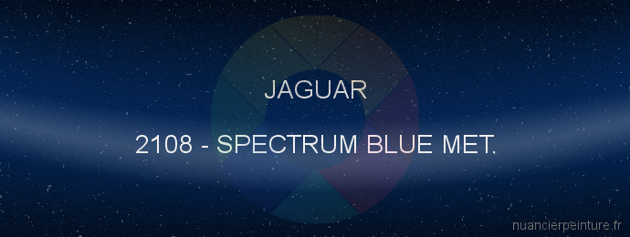Peinture Jaguar 2108 Spectrum Blue Met.