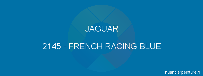 Peinture Jaguar 2145 French Racing Blue