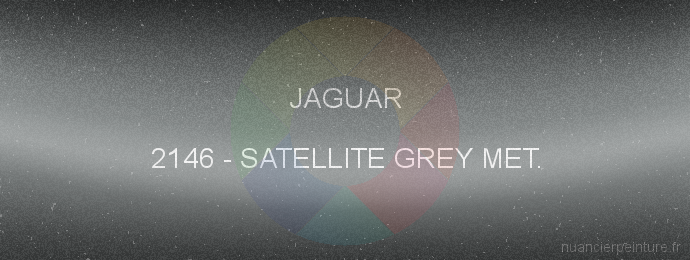 Peinture Jaguar 2146 Satellite Grey Met.