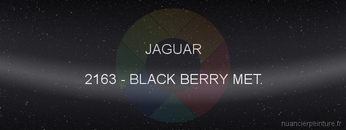 Peinture Jaguar 2163 Black Berry Met.