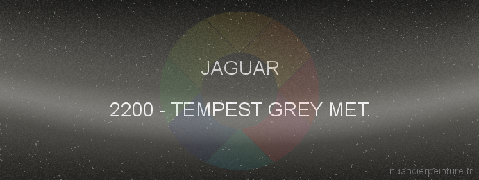 Peinture Jaguar 2200 Tempest Grey Met.