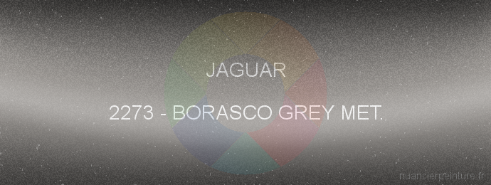 Peinture Jaguar 2273 Borasco Grey Met.