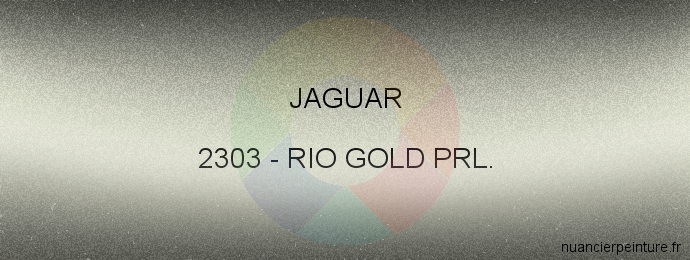 Peinture Jaguar 2303 Rio Gold Prl.