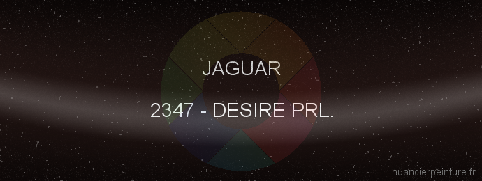 Peinture Jaguar 2347 Desire Prl.