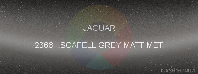 Peinture Jaguar 2366 Scafell Grey Matt Met.